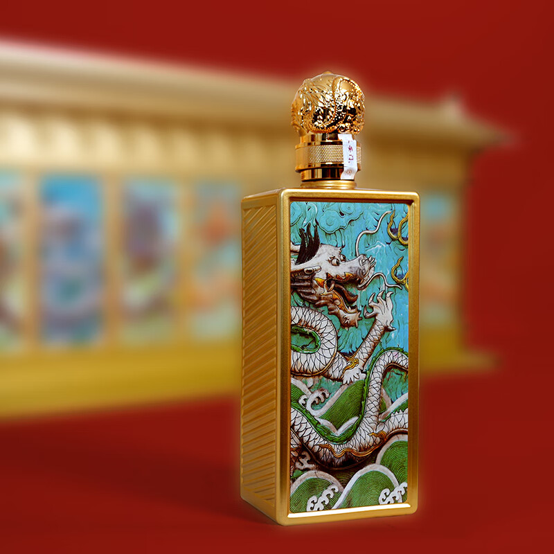 天安门九龙壁纪念酒 酱香型白酒 摆柜收藏 53度 500mL 9瓶 整箱