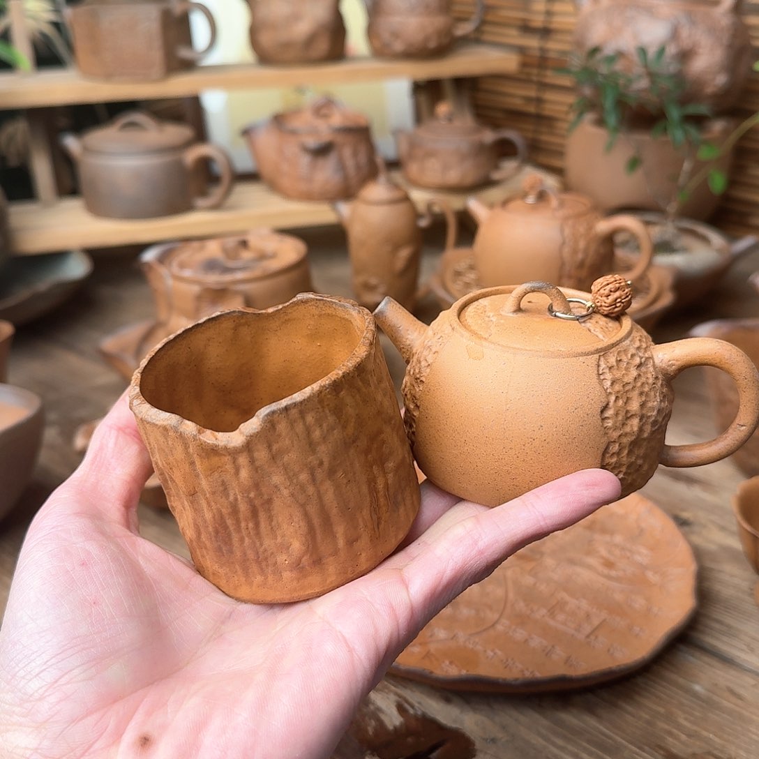 原矿老岩泥茶器系列
