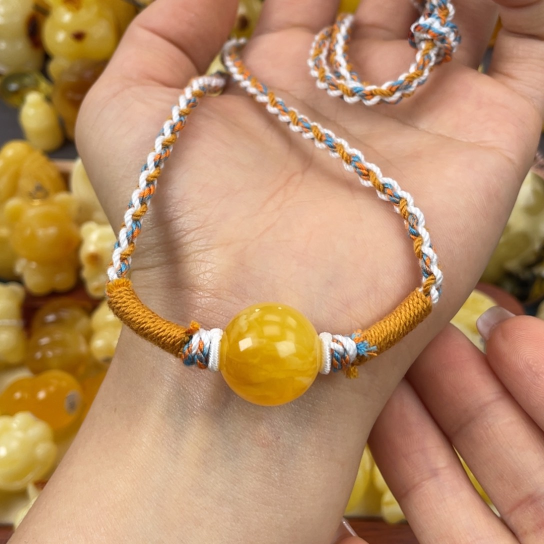 琥珀裸石未镶嵌蜜蜡