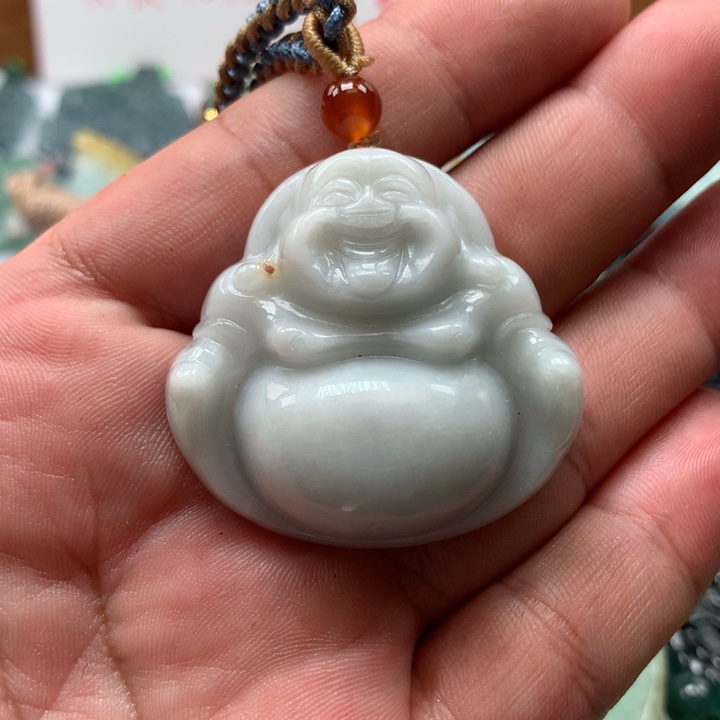 翡翠颈饰未镶嵌保真天然A货翡翠