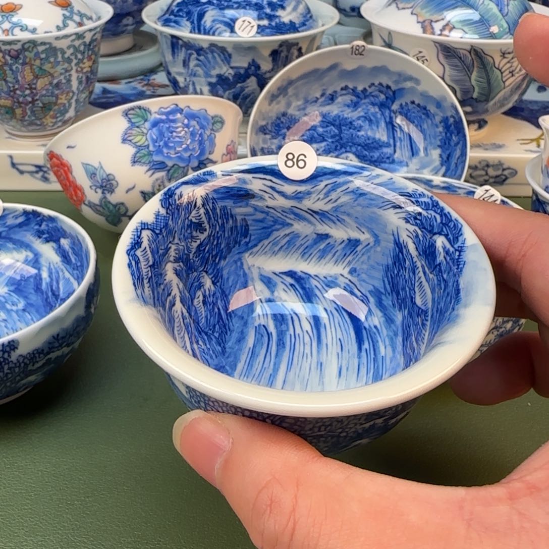 彦祖纯手工手绘茶具86
