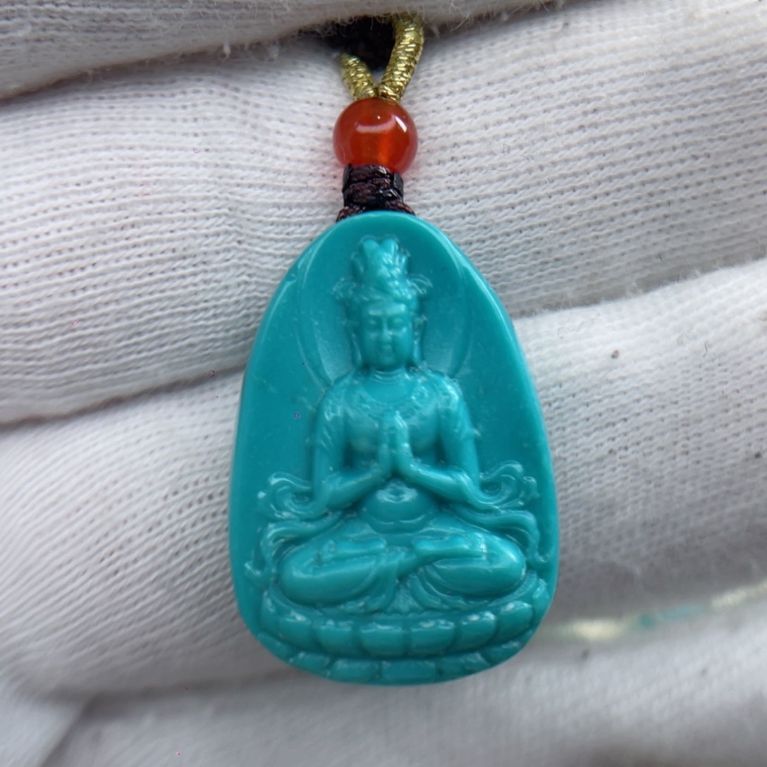 绿松石颈饰未镶嵌卡16-23-8.3