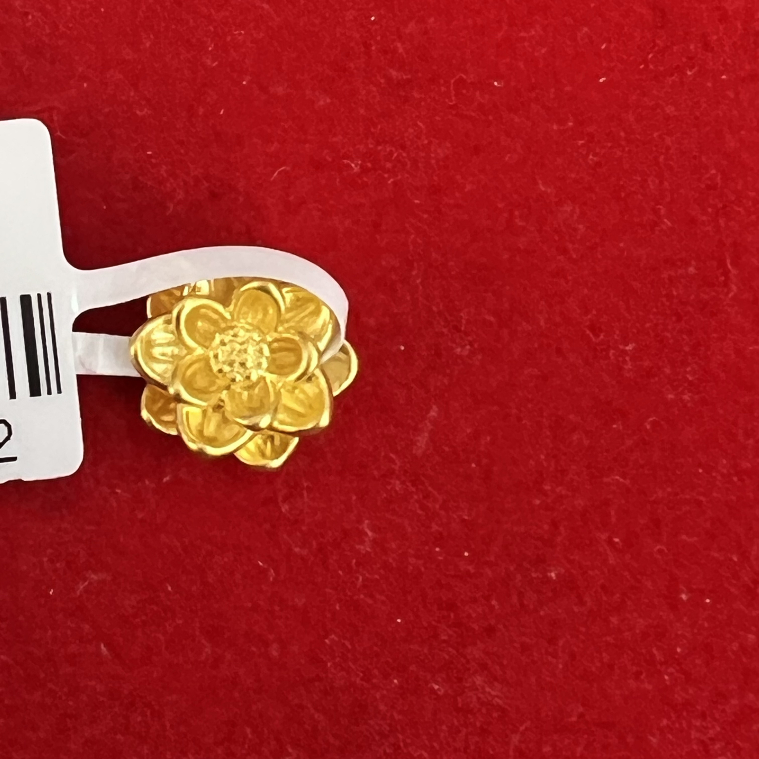 【思思专享】足金999 莲花  GP  0.3 纳金添福