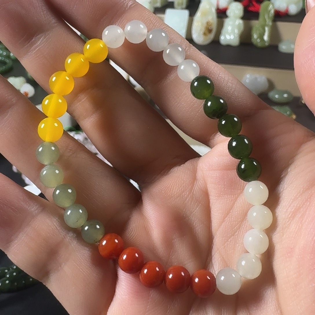 未镶嵌手串和田玉