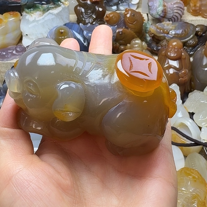 拾***石玛瑙/玉髓未镶嵌饰品