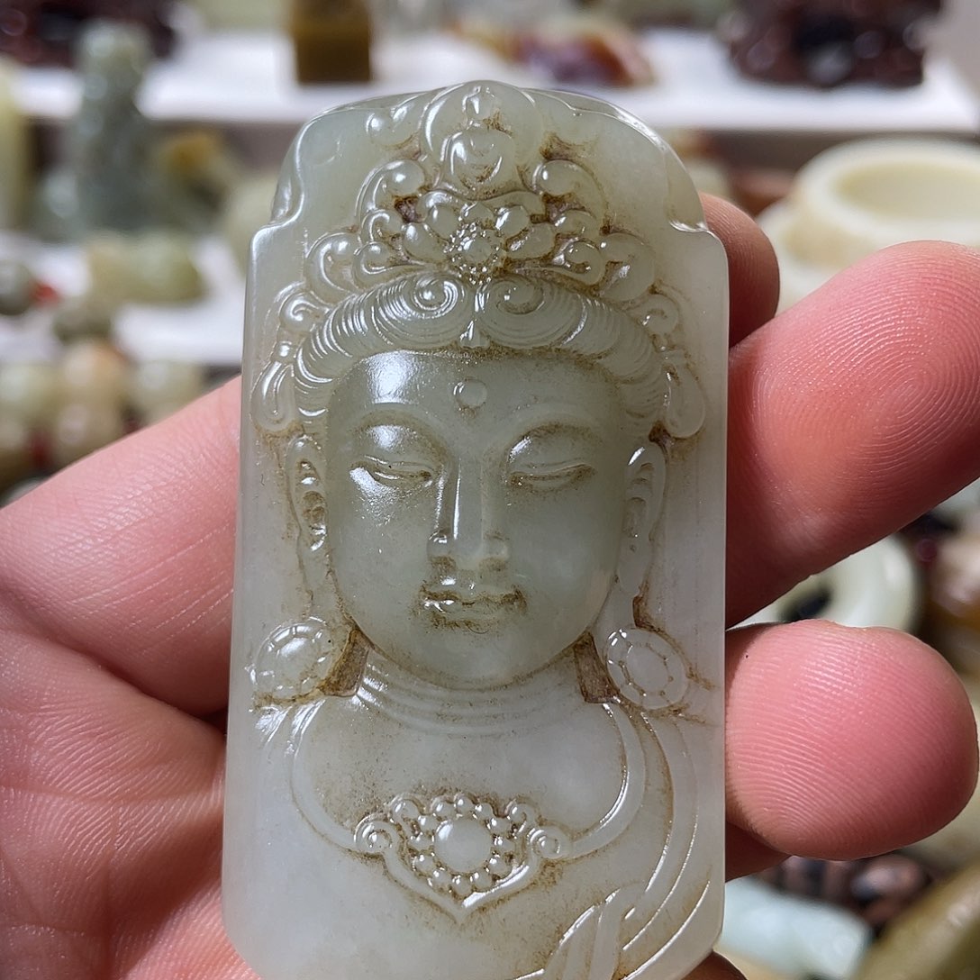 和田玉未镶嵌颈饰用****8