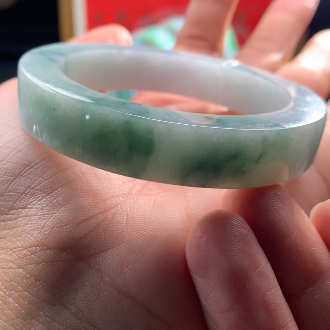 定制翡翠未镶嵌翡翠57-60圈口