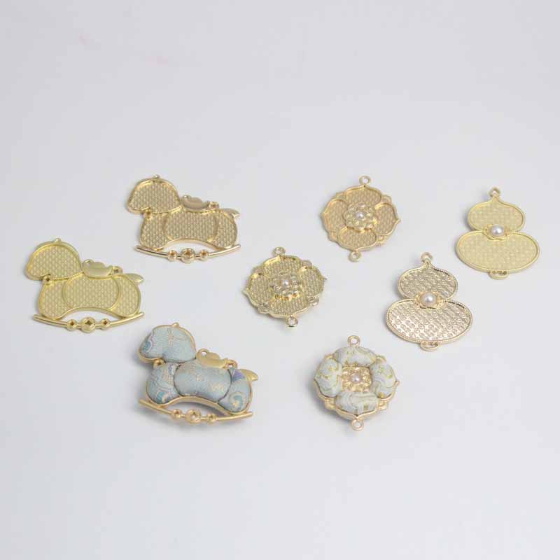 首饰展示架 手工饰品宋锦diy重工底托  1-50号 满3单包邮