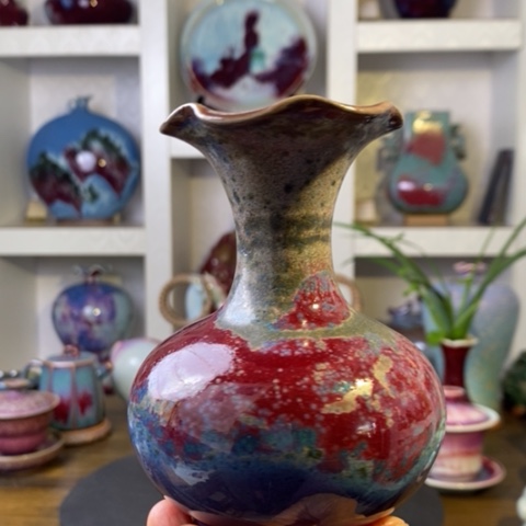 瓷片禹州神后钧瓷原产地~