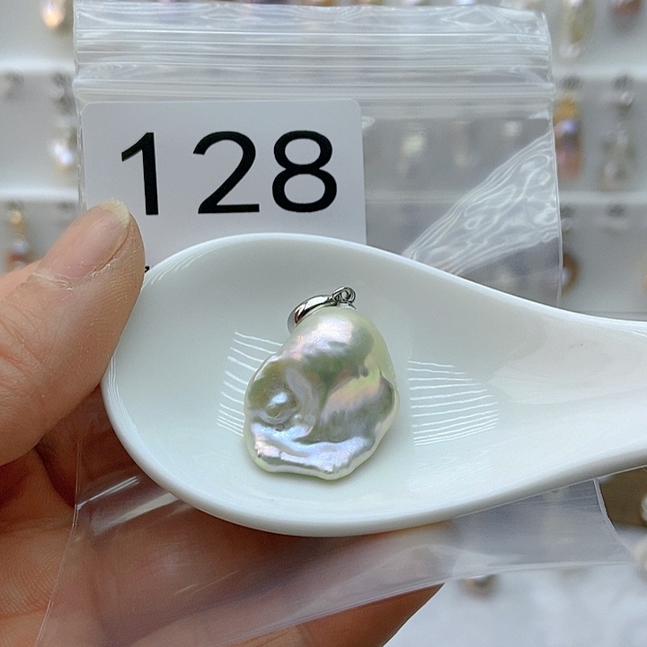 淡水珍珠颈饰银S925镶嵌