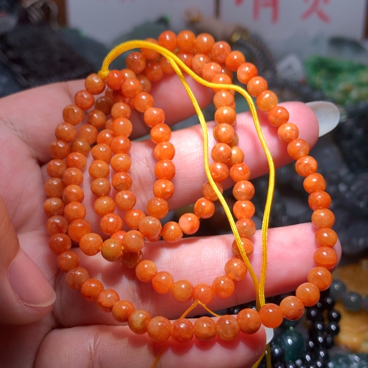 翡翠颈饰未镶嵌保真天然A货翡翠