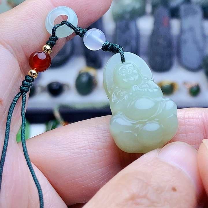 和田玉吊坠(不含链)未镶嵌