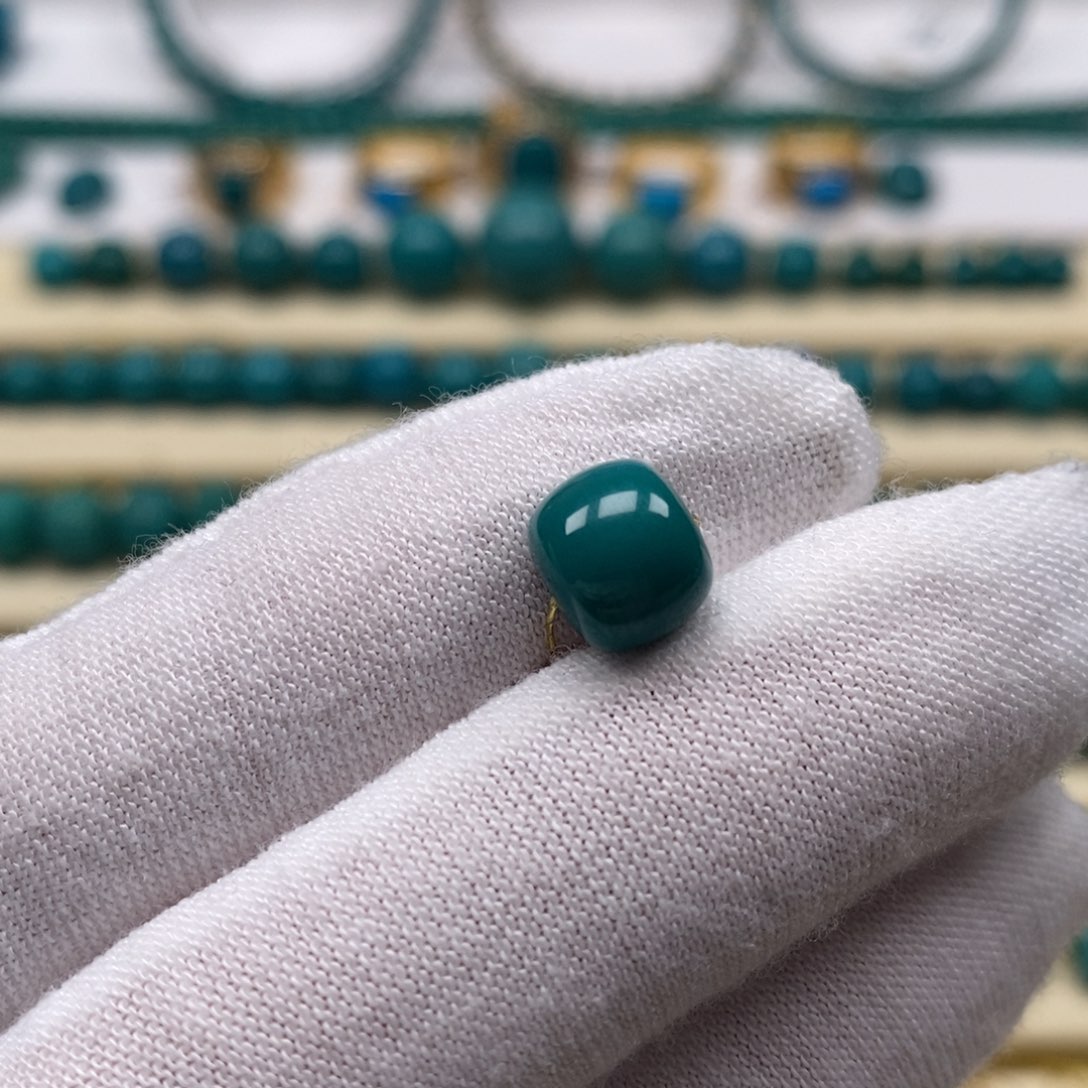 绿松石未镶嵌珠宝奇石老型8.5mm