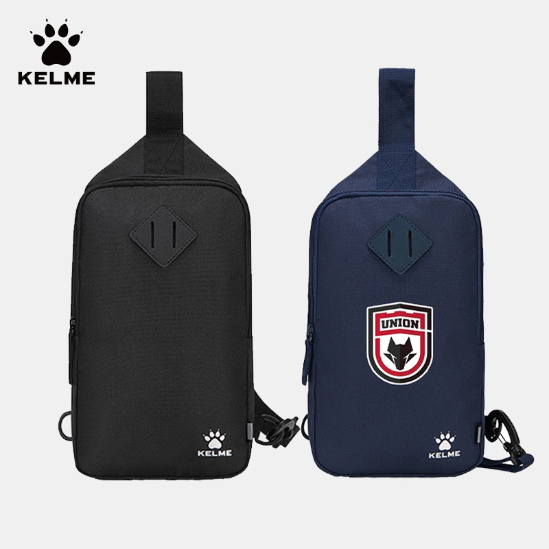 卡尔美胸包时尚单肩包斜挎包运动腰包背包男款骑行包轻便休闲包