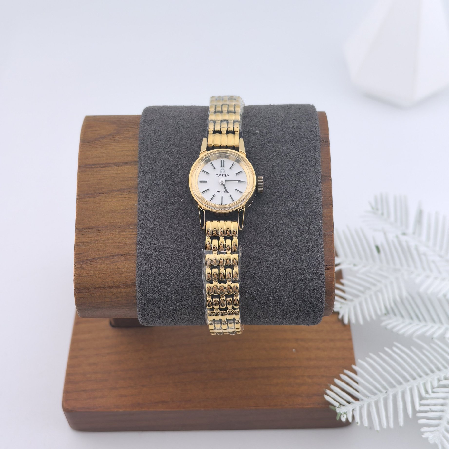 95新 Omega/欧米茄 中古欧米茄女表/手动机械/17mm/01901