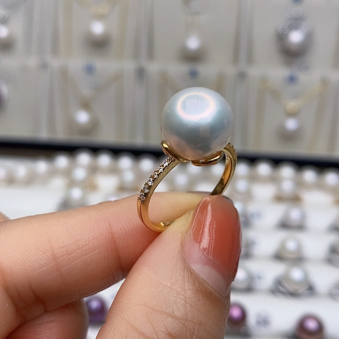 淡水珍珠颈饰银S925镶嵌