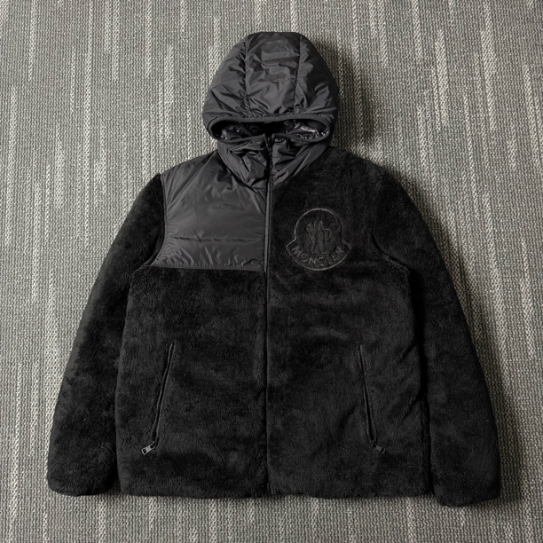99新 MONCLER FW21HAMURA系列徽标logo双面穿连帽羽绒服/3码/7616