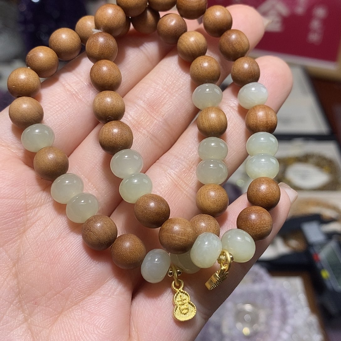 未镶嵌手链水晶老山檀