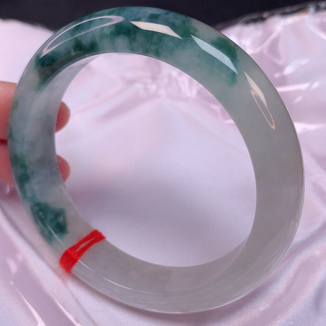 翡翠手镯未镶嵌苗*凤57 翡翠手镯