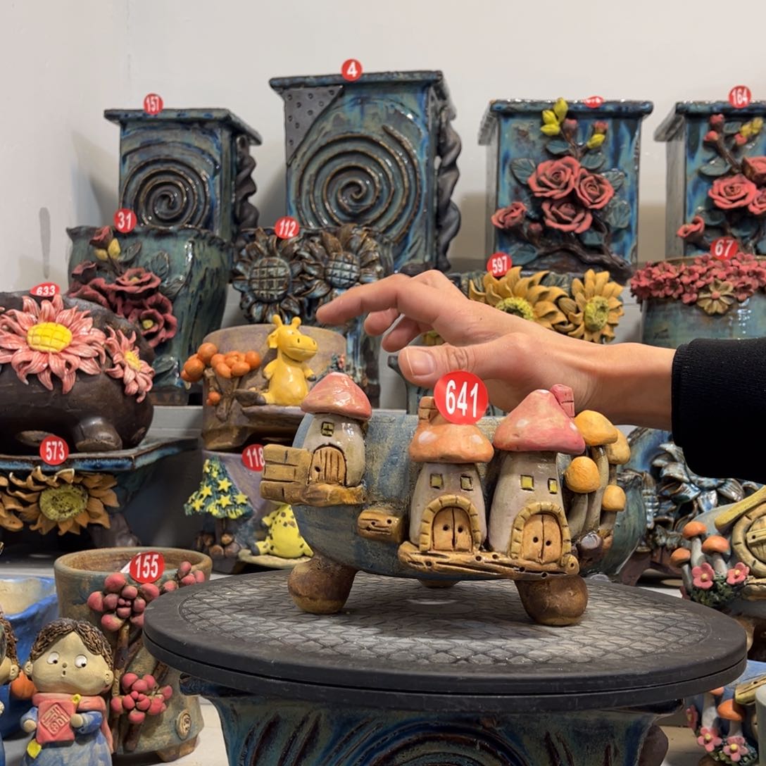 陶瓷福利641 号陶然花盆