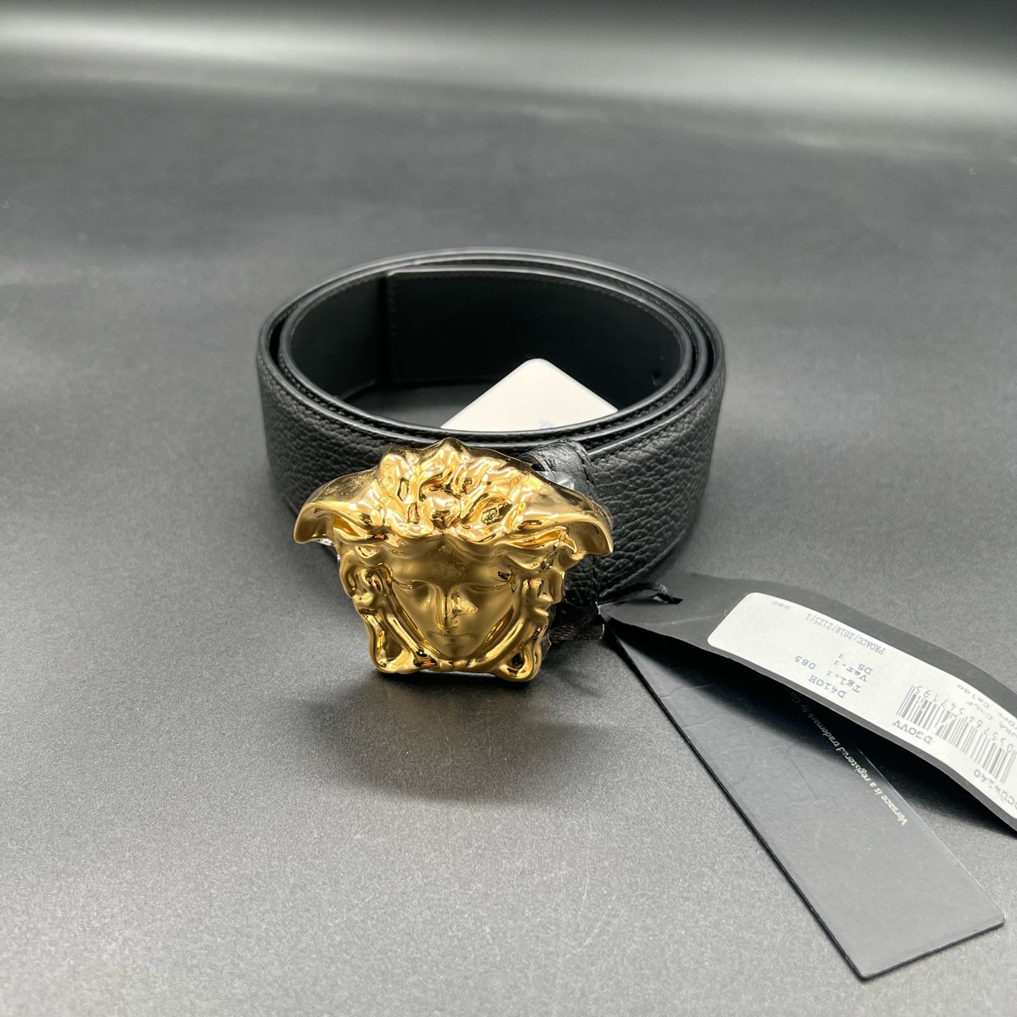 未使用 VERSACE/范思哲 jp708 金色人像腰带 95cm 103120