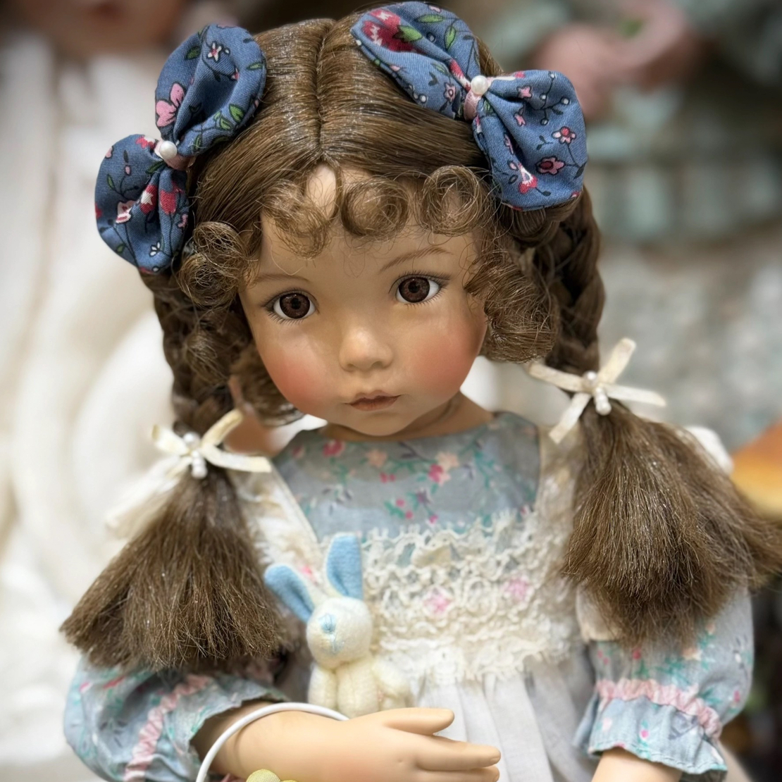 美国艺术家手工制作陶瓷娃娃孤品，不退，不换，顺丰到付当面验收。