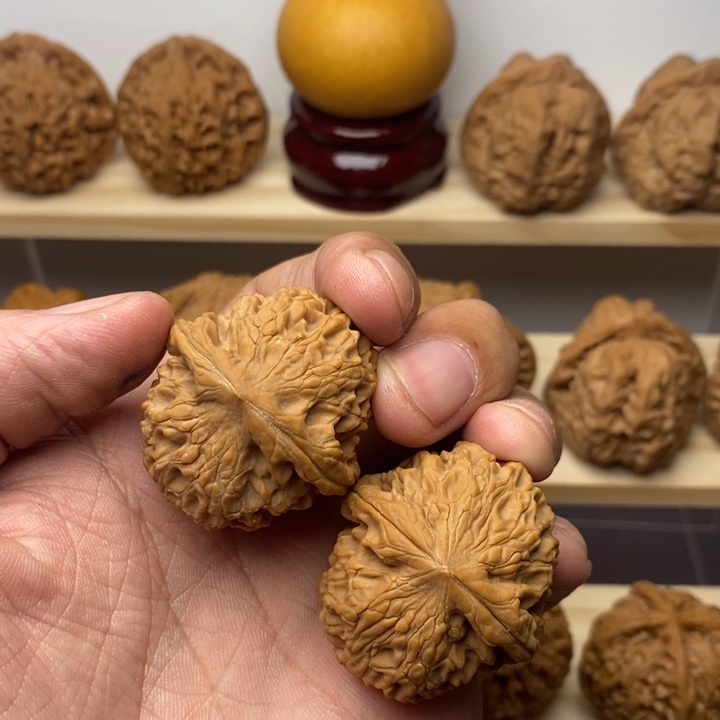 把件核桃34尺全品龙眼狮子头一物一图