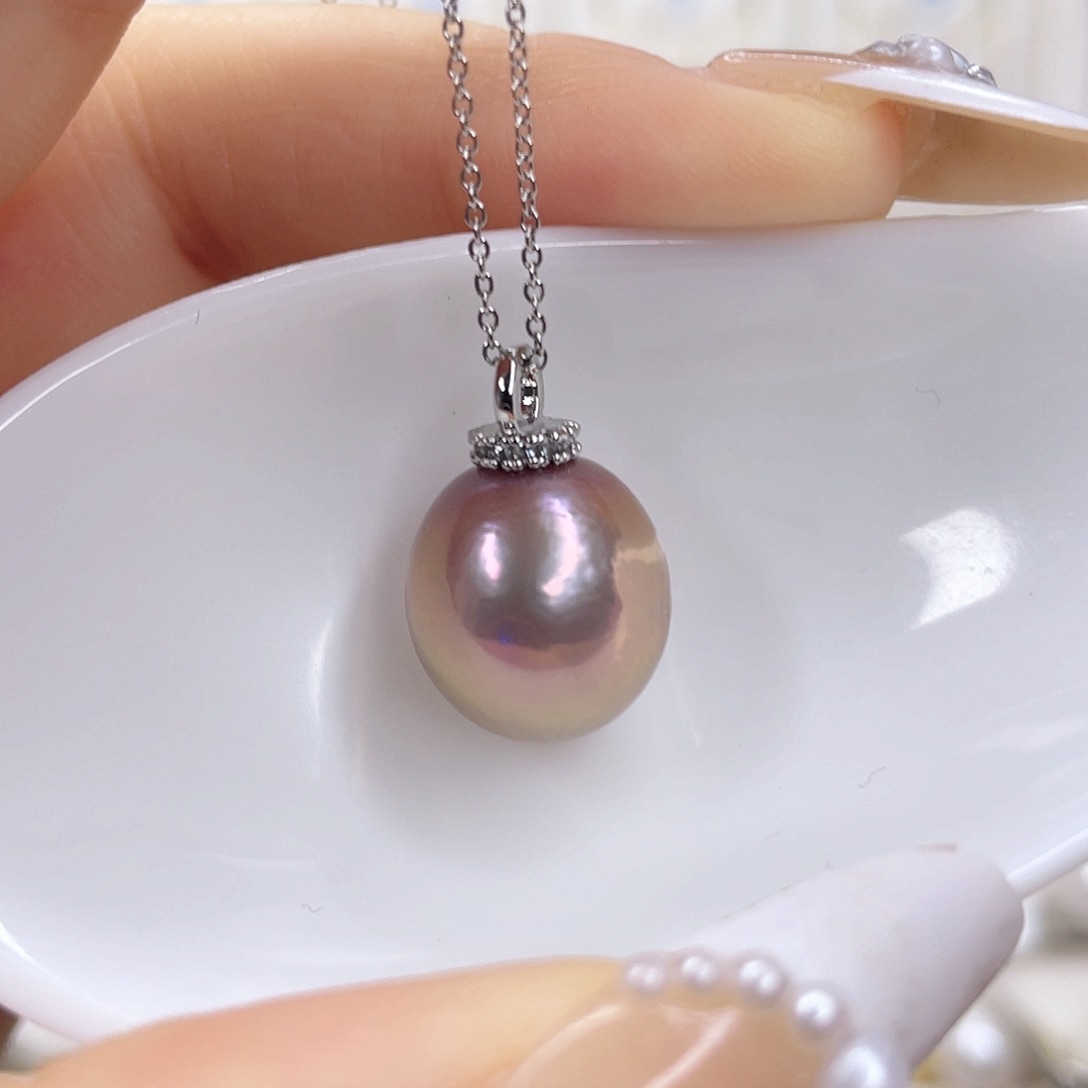 淡水珍珠未镶嵌吊坠(赠链)