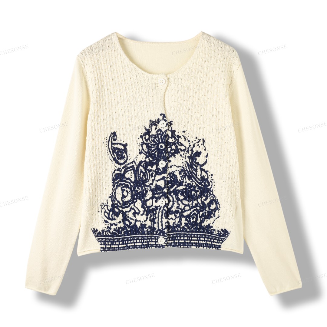 【z禾】针织开衫上衣女（3042）