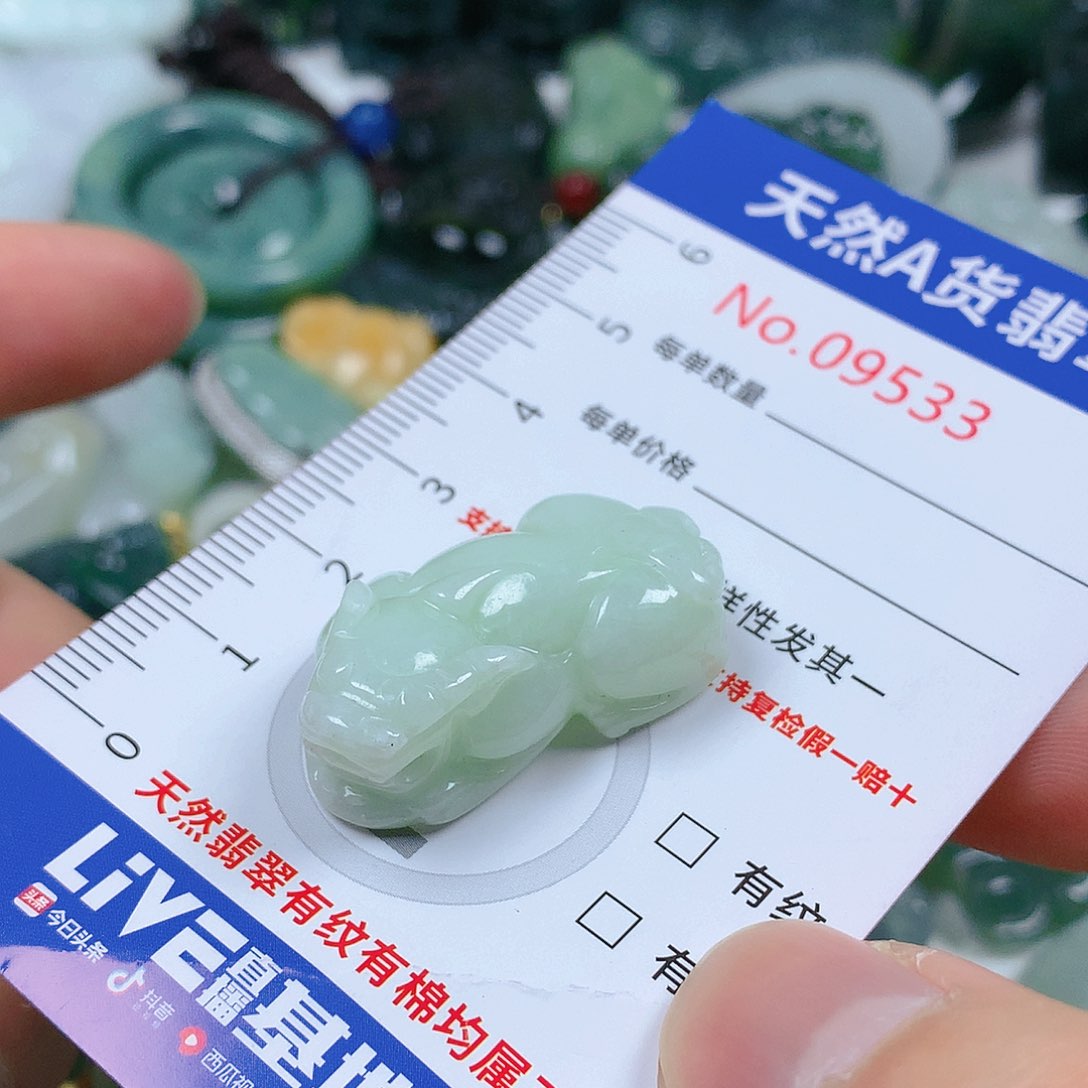 翡翠颈饰未镶嵌天然翡翠