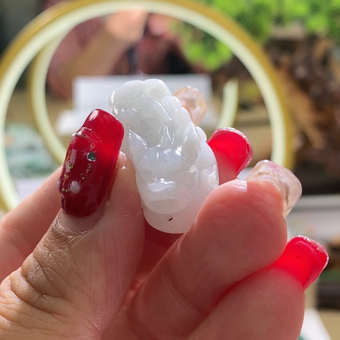 【闪购商品】翡翠颈饰未镶嵌貔貅