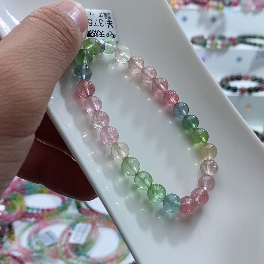 碧玺手链未镶嵌手链