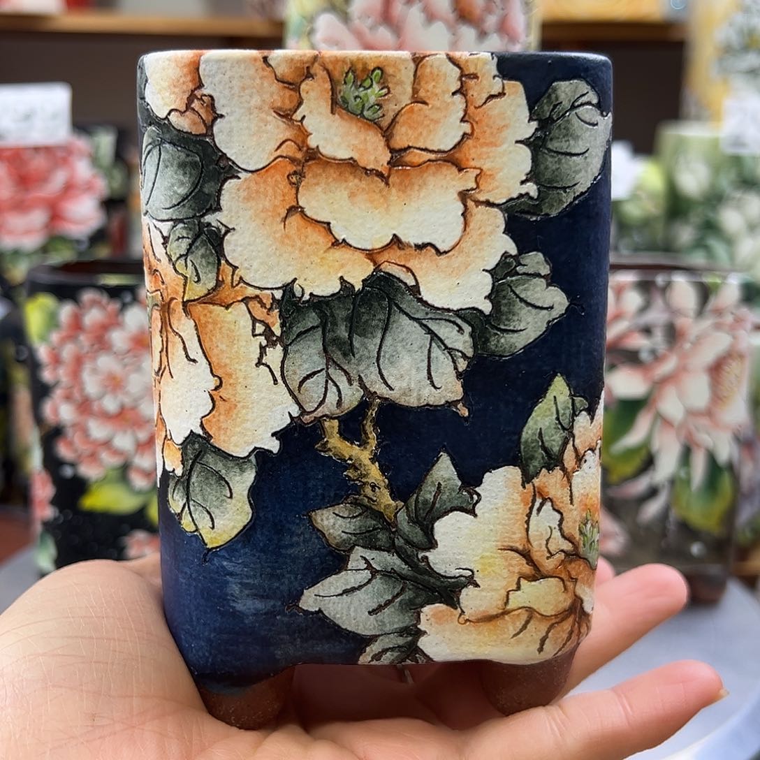 景德镇陶瓷花盆景德镇陶瓷花盆