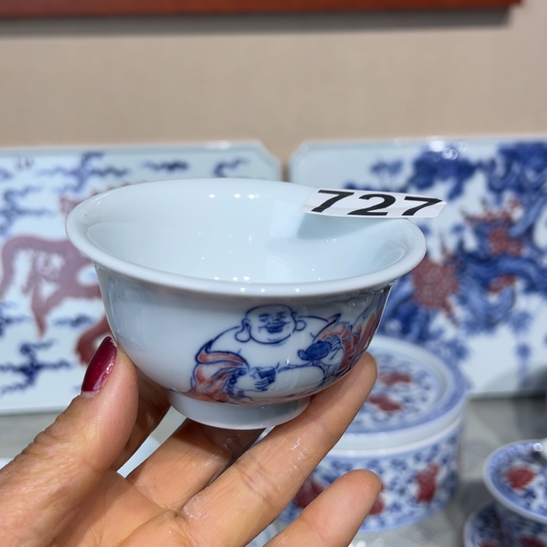 现代瓷青花釉里红工艺