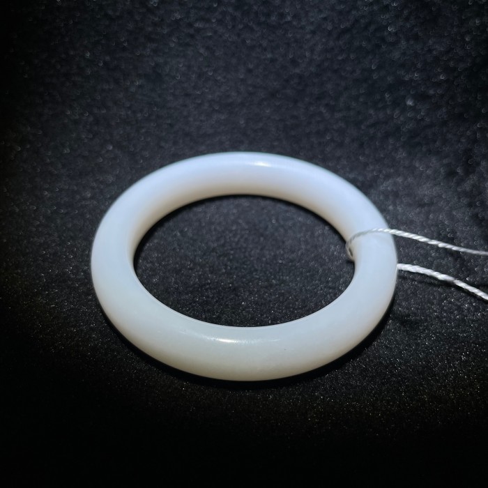 《当代》和田玉素镯 山东国营文物商店25052201411-869