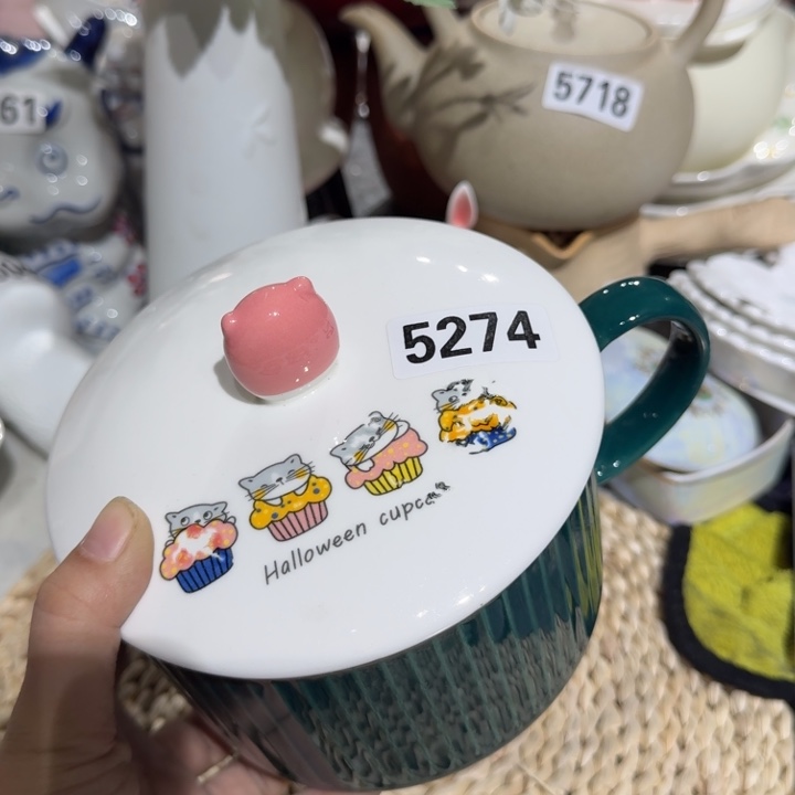 瓷片微瑕陶瓷满15包邮5274