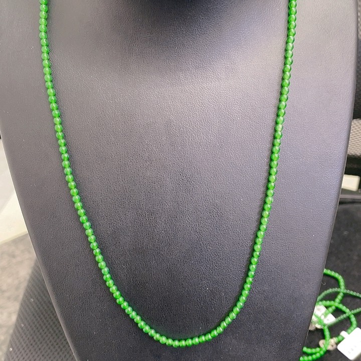 颈饰未镶嵌翡翠A货卡3.5