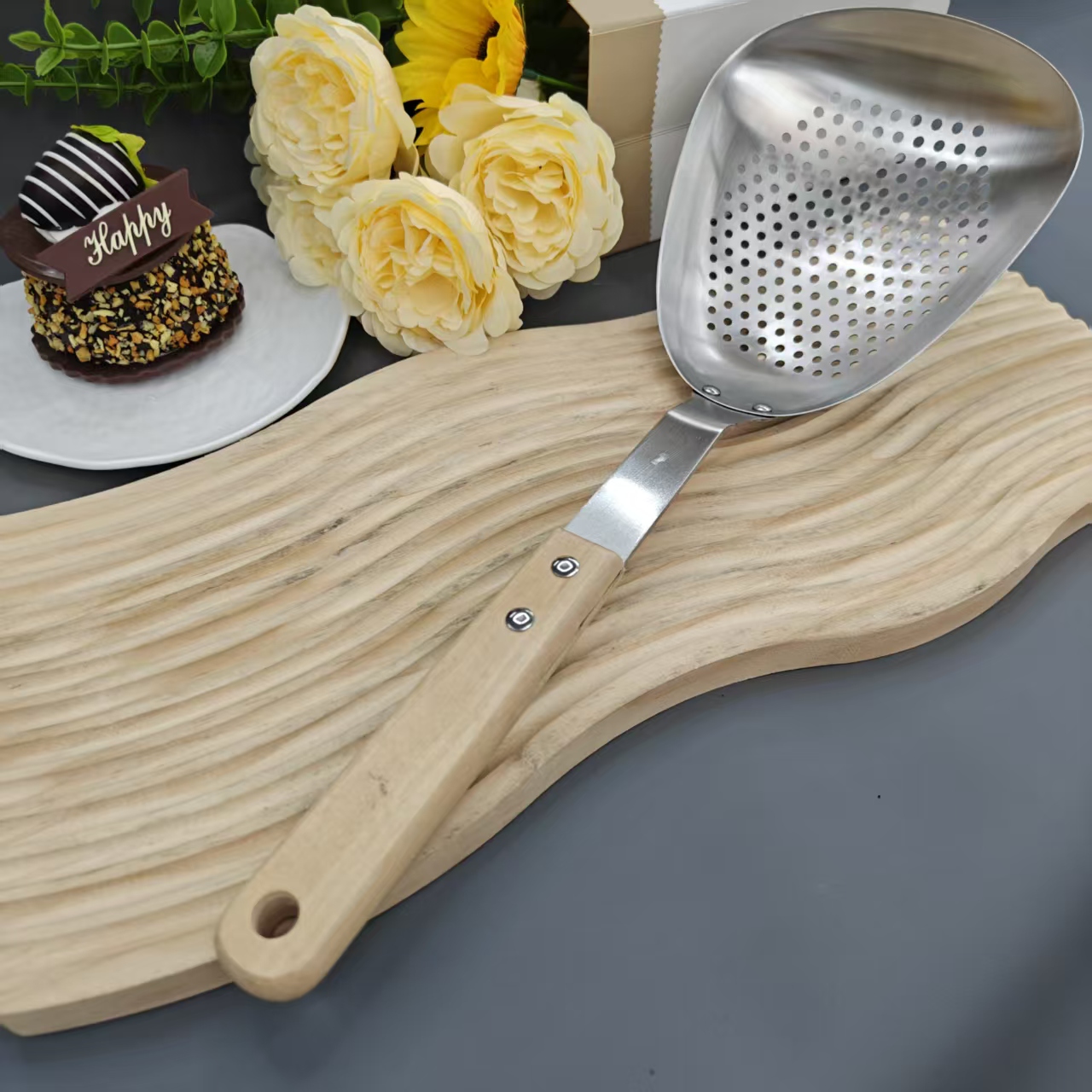 原木面具大漏勺1支【汤姆福利专场】