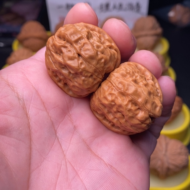 桃核把件延庆蛙尺寸33