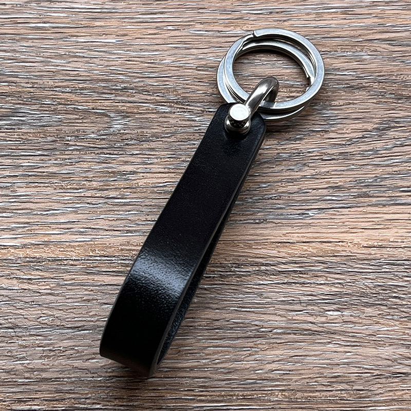 【年终清仓专场】头层牛皮荔枝纹手工钥匙扣汽车摩托车 