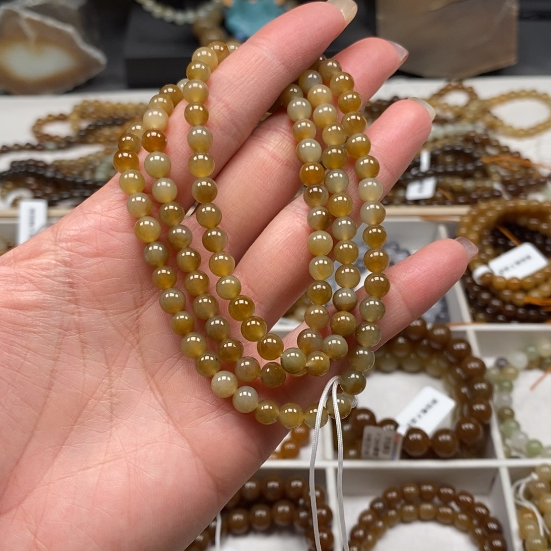 和田玉（糖玉）手串未镶嵌