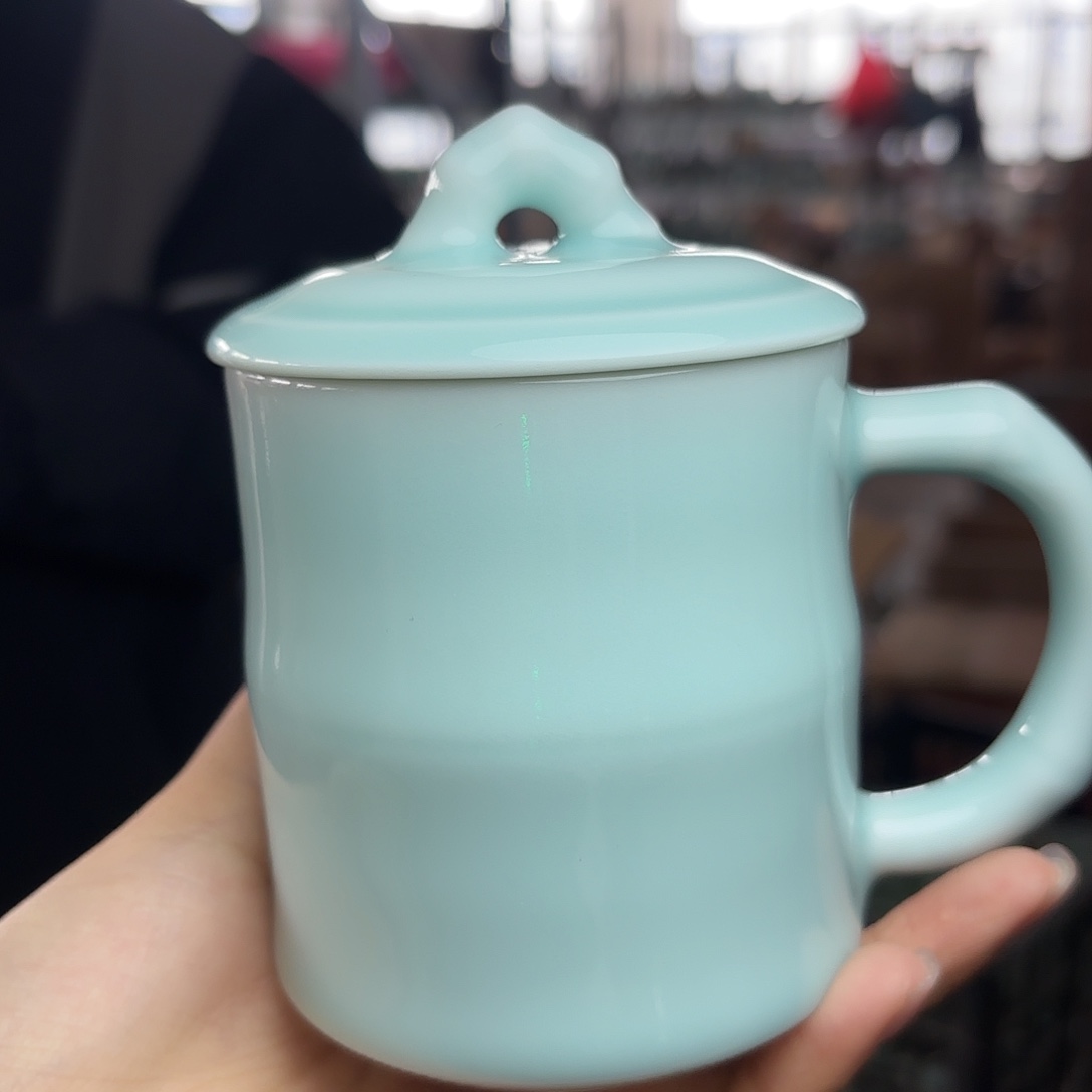 龙泉云间青瓷小米茶器