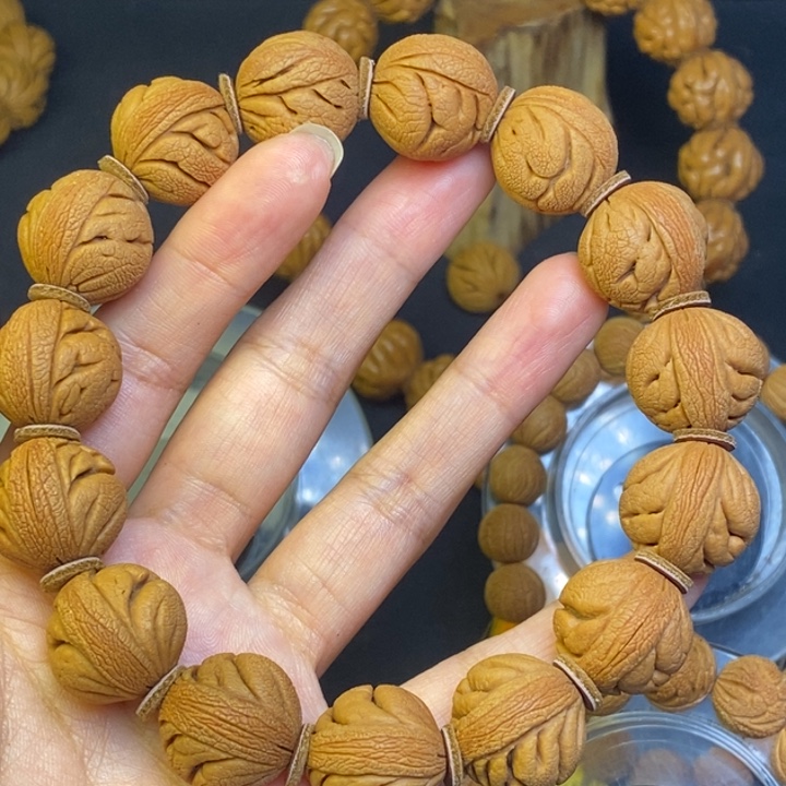 範***吊坠文玩核桃秦岭龙纹桃核22