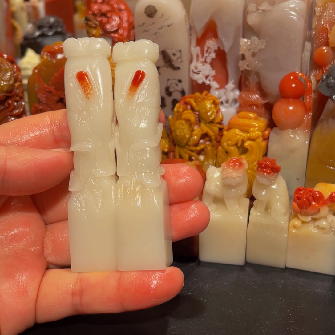 寿山石印石精美寿山