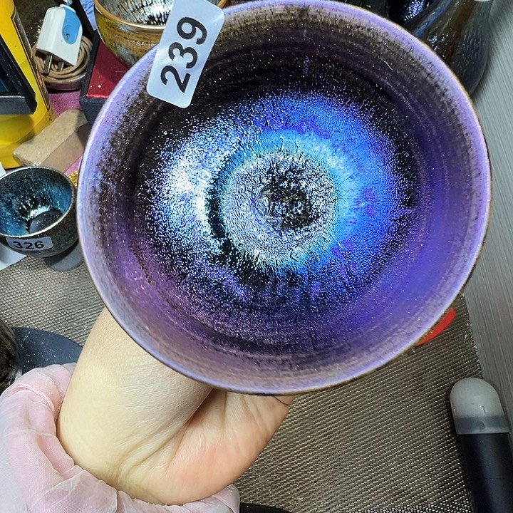 茶盏建窑建盏茶器239