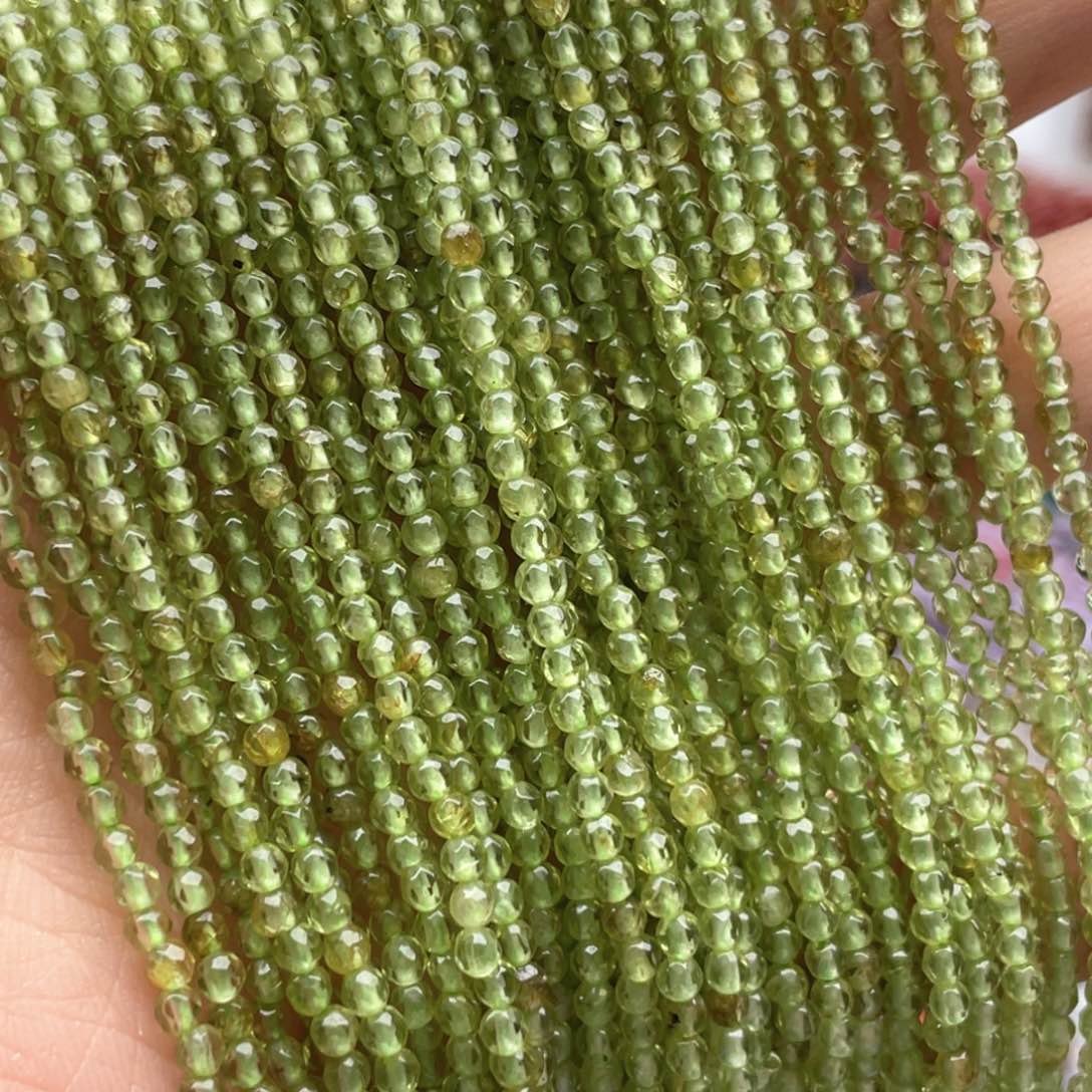 玛瑙/玉髓合金珠宝半成品一条装卡2橄榄石切面珠