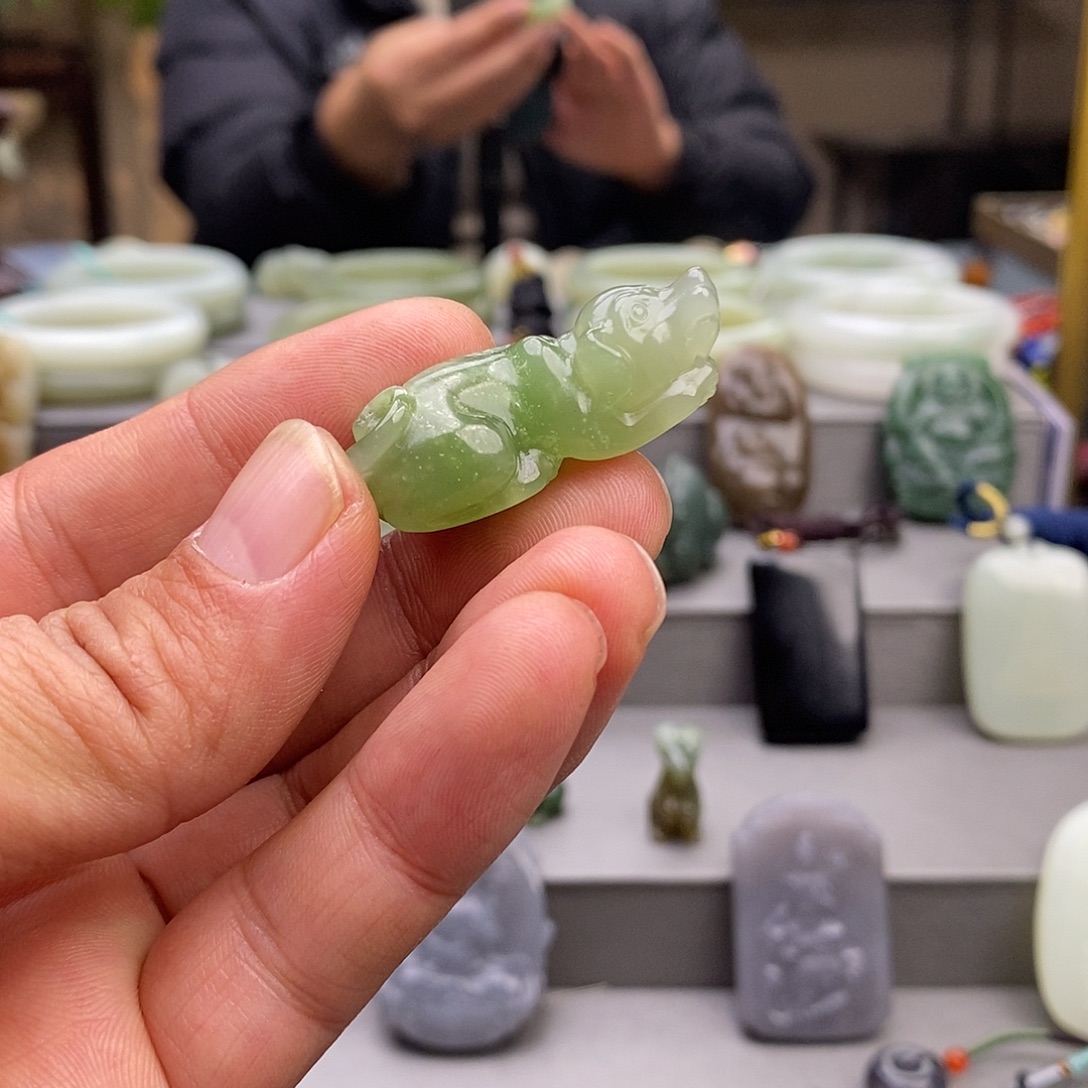 和田玉未镶嵌摆件