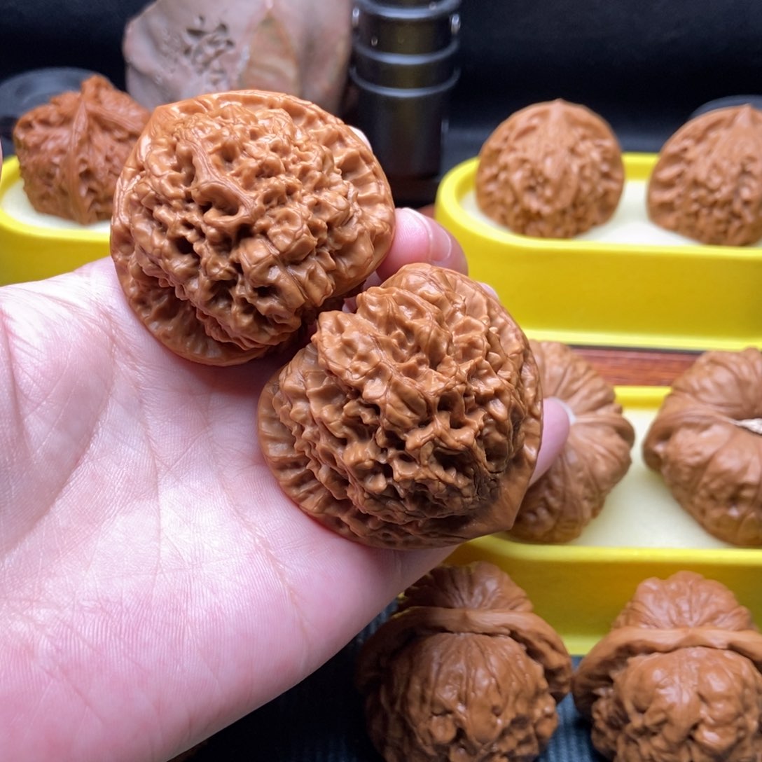 文玩核桃吊坠官帽47