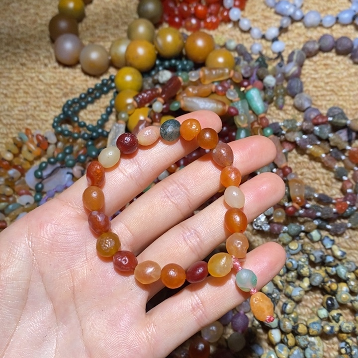 合金手链玛瑙/玉髓