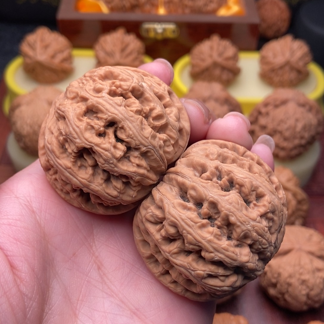 桃核把件深**眠平谷大粗筋45